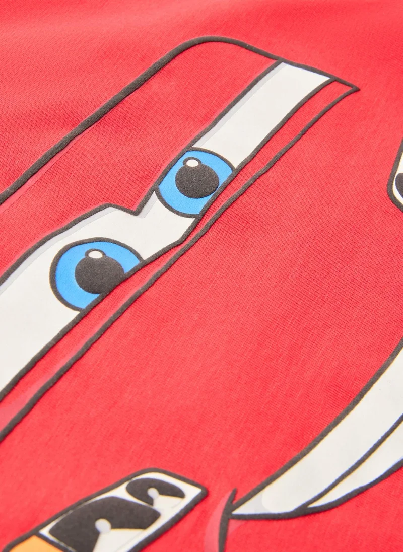 ماتلان Cars Boys Red Lightning McQueen Short Pyjama Set